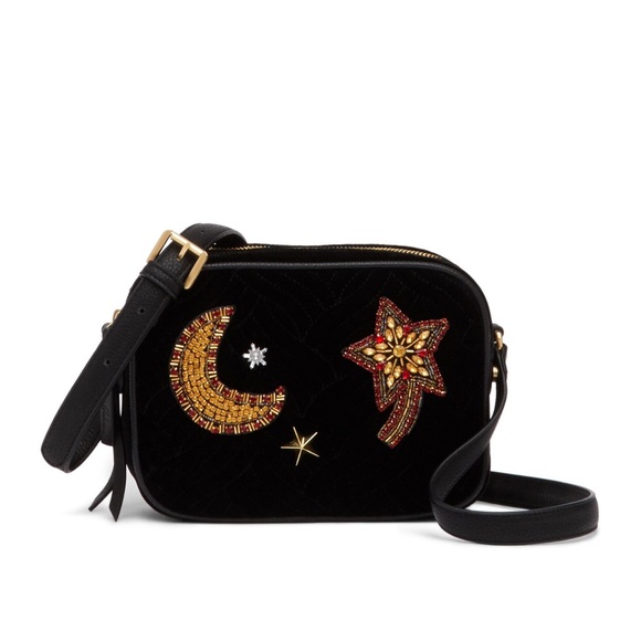Sam Edelman Handbags - Sam Edelman velvet star and moon crossbody